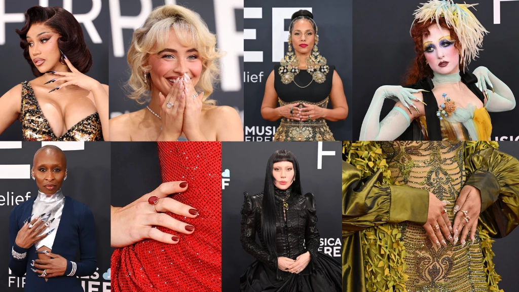 10 Must-See Nail Looks from the 2025 Grammys